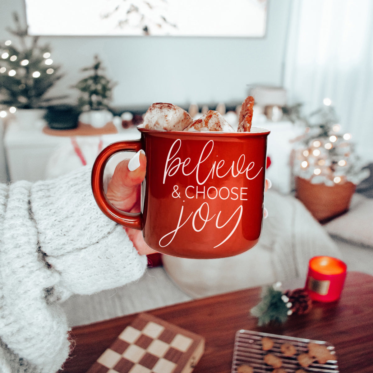 Believe & Joy Mug