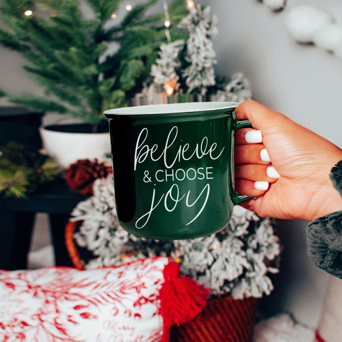 Believe & Joy Mug